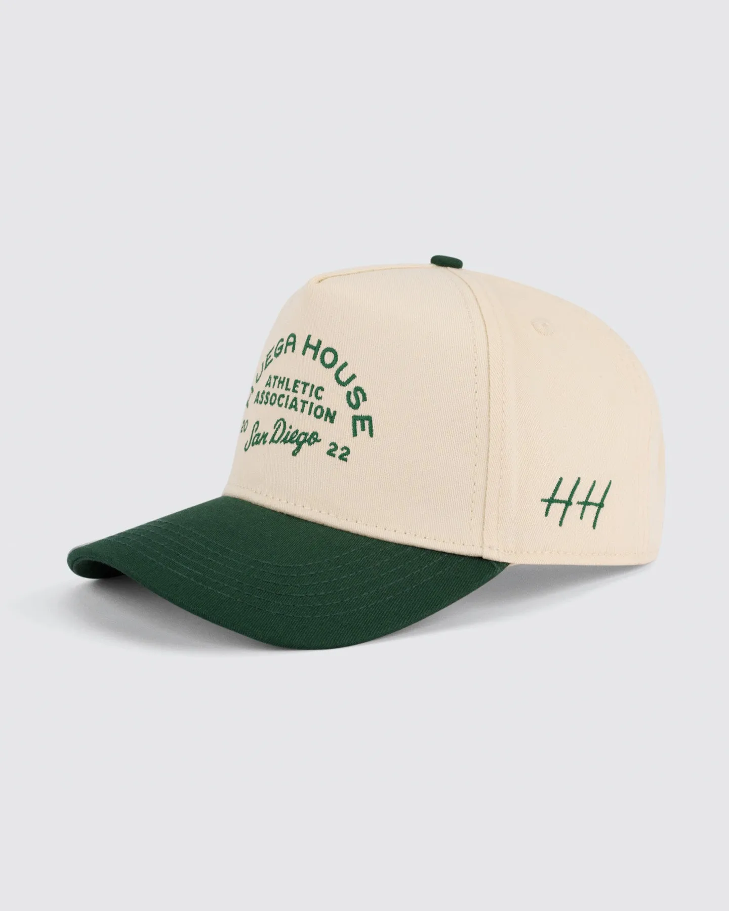 Athletic Association | Green & Natural Hat