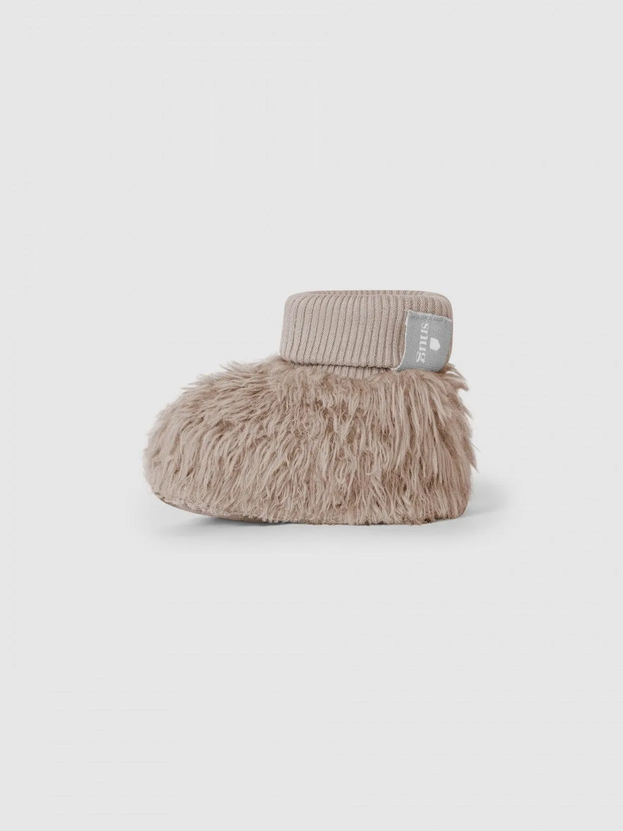 Baby Hats | Booties - Organic Cotton Fur- Taupe | Snug