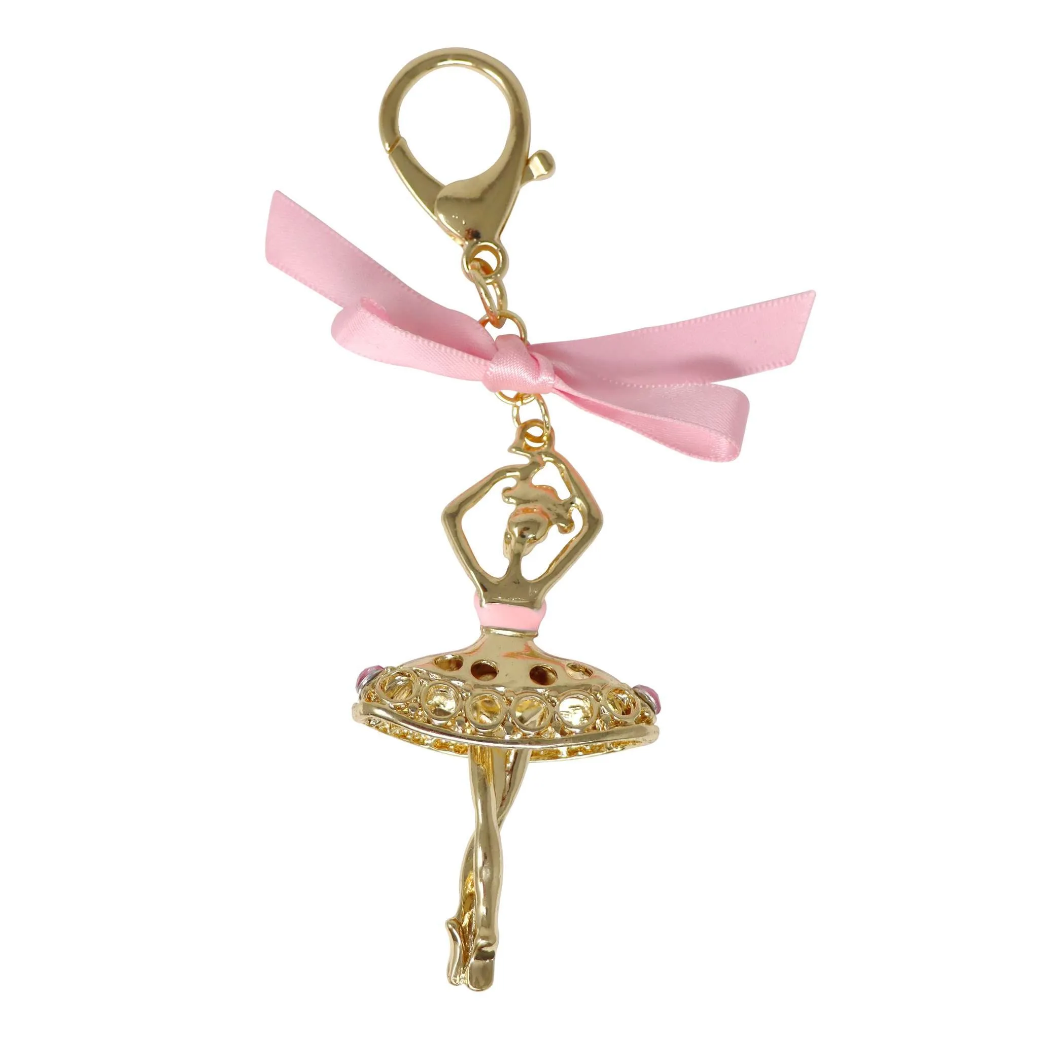 Ballet Gemstone Bag Charm