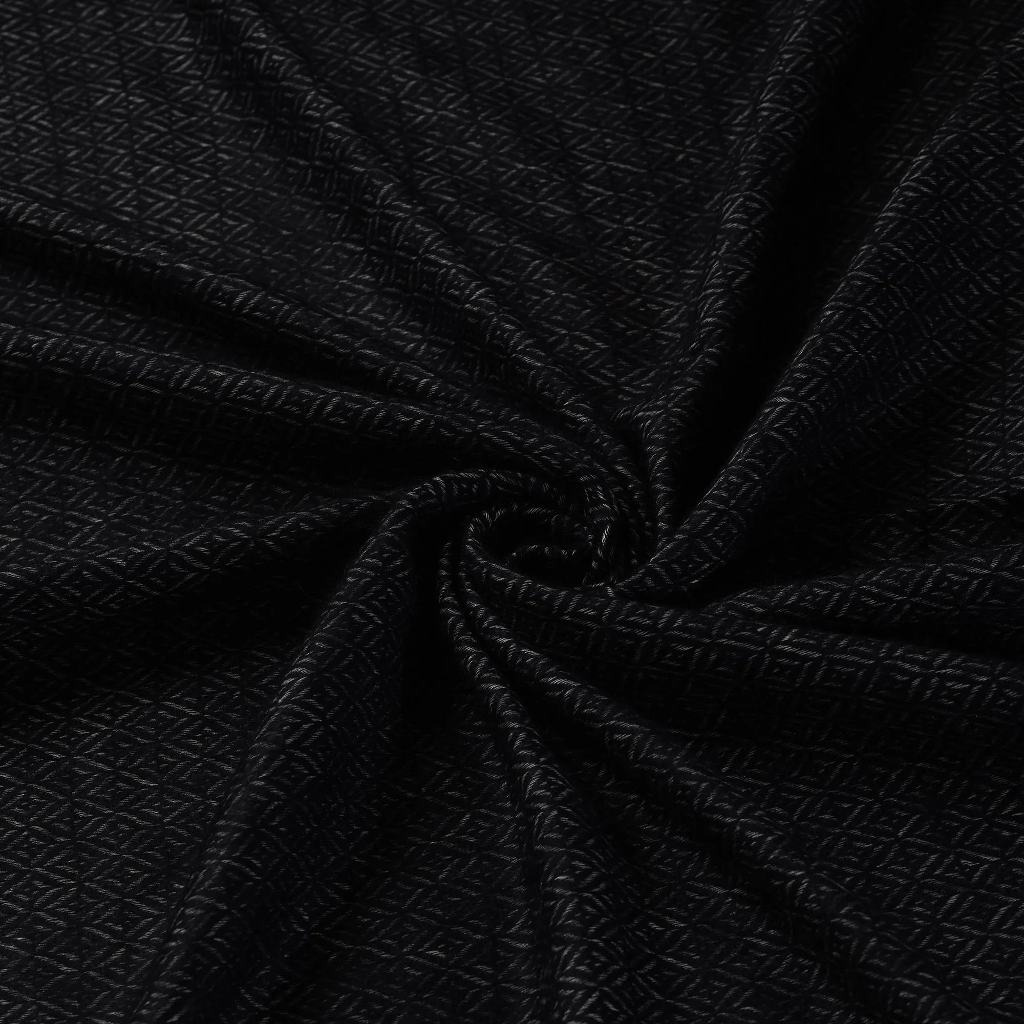 Black - Acrylic Fine Wool Fabric 33