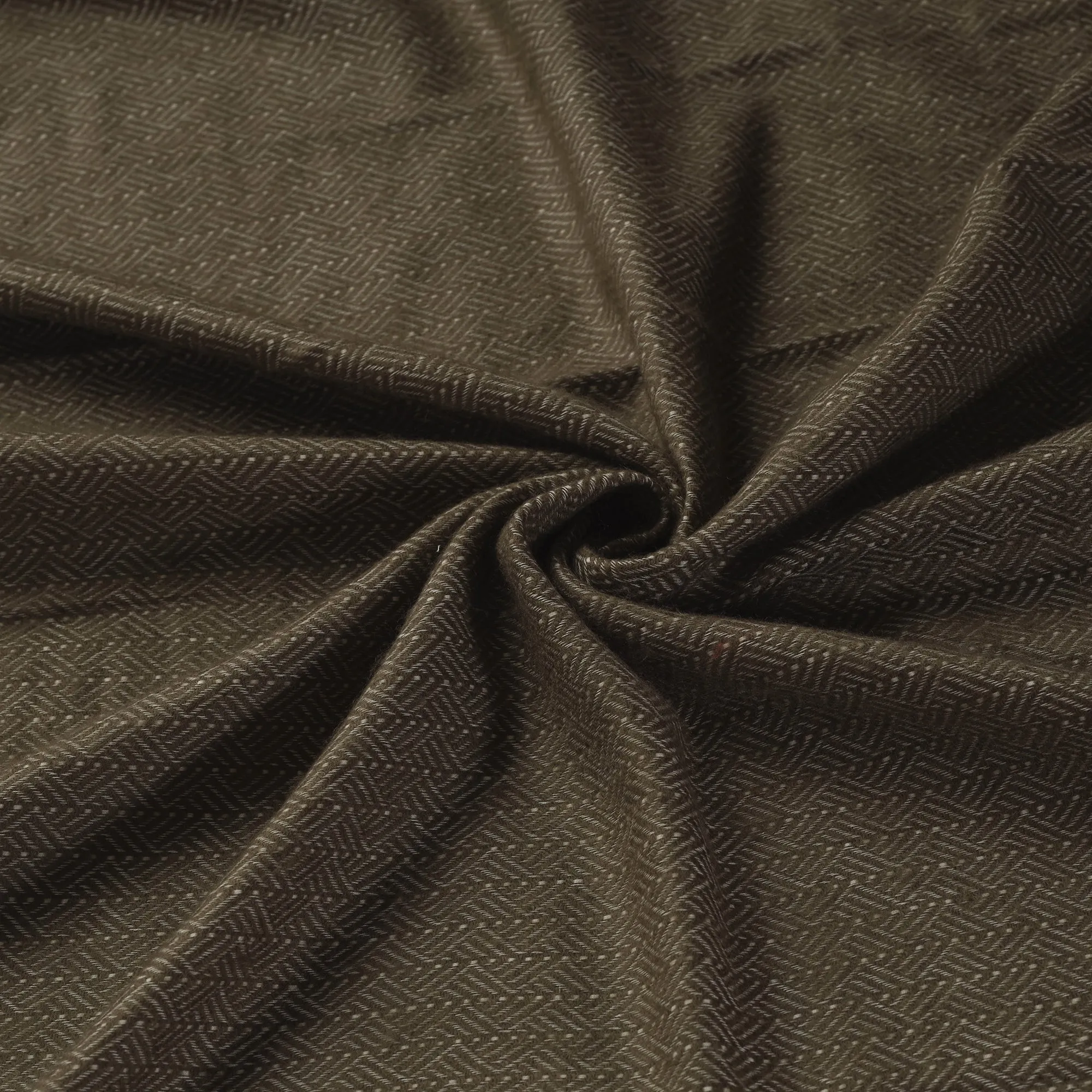 Brown - Acrylic Fine Wool Fabric 36