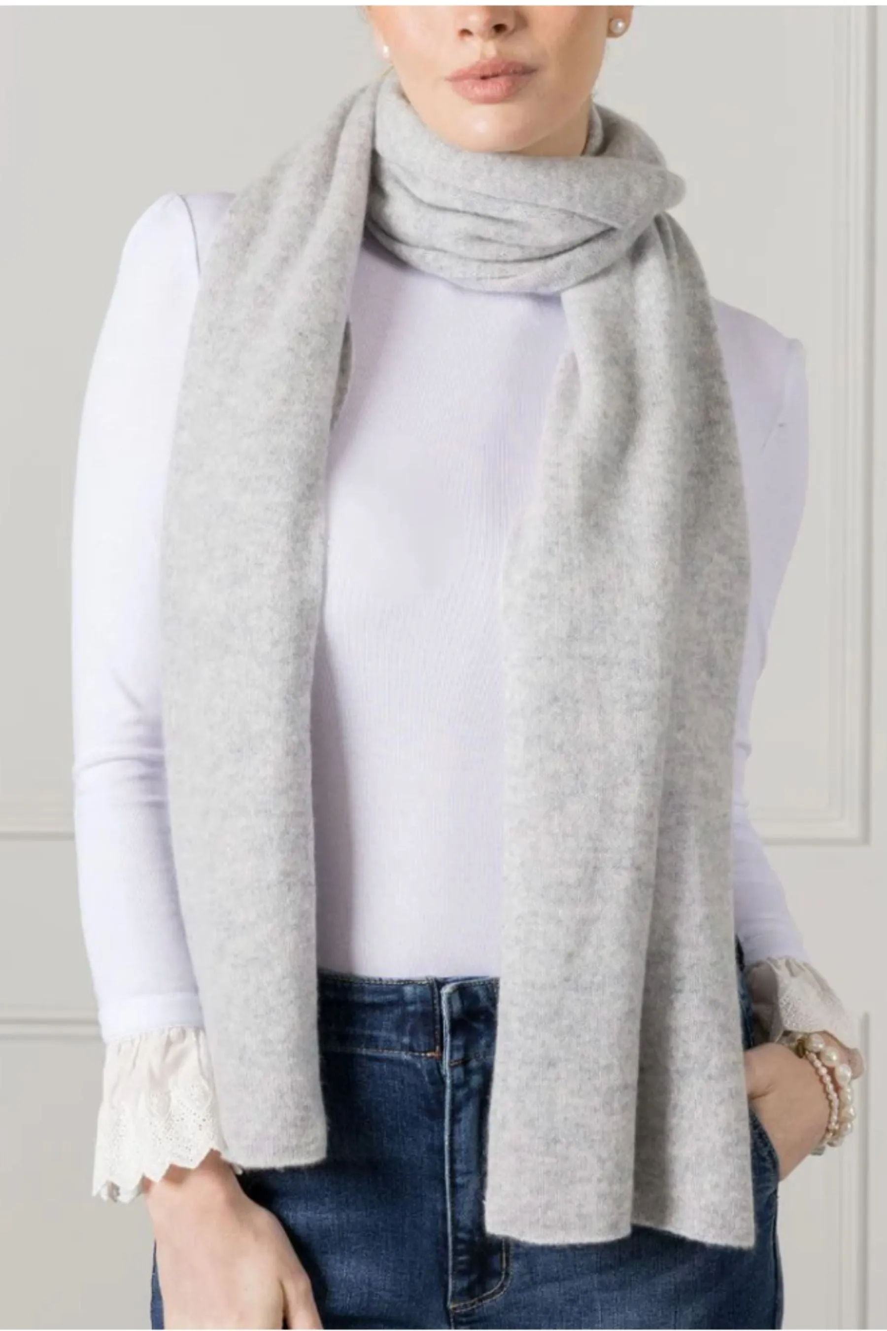 Cashmere Scarf | Grey