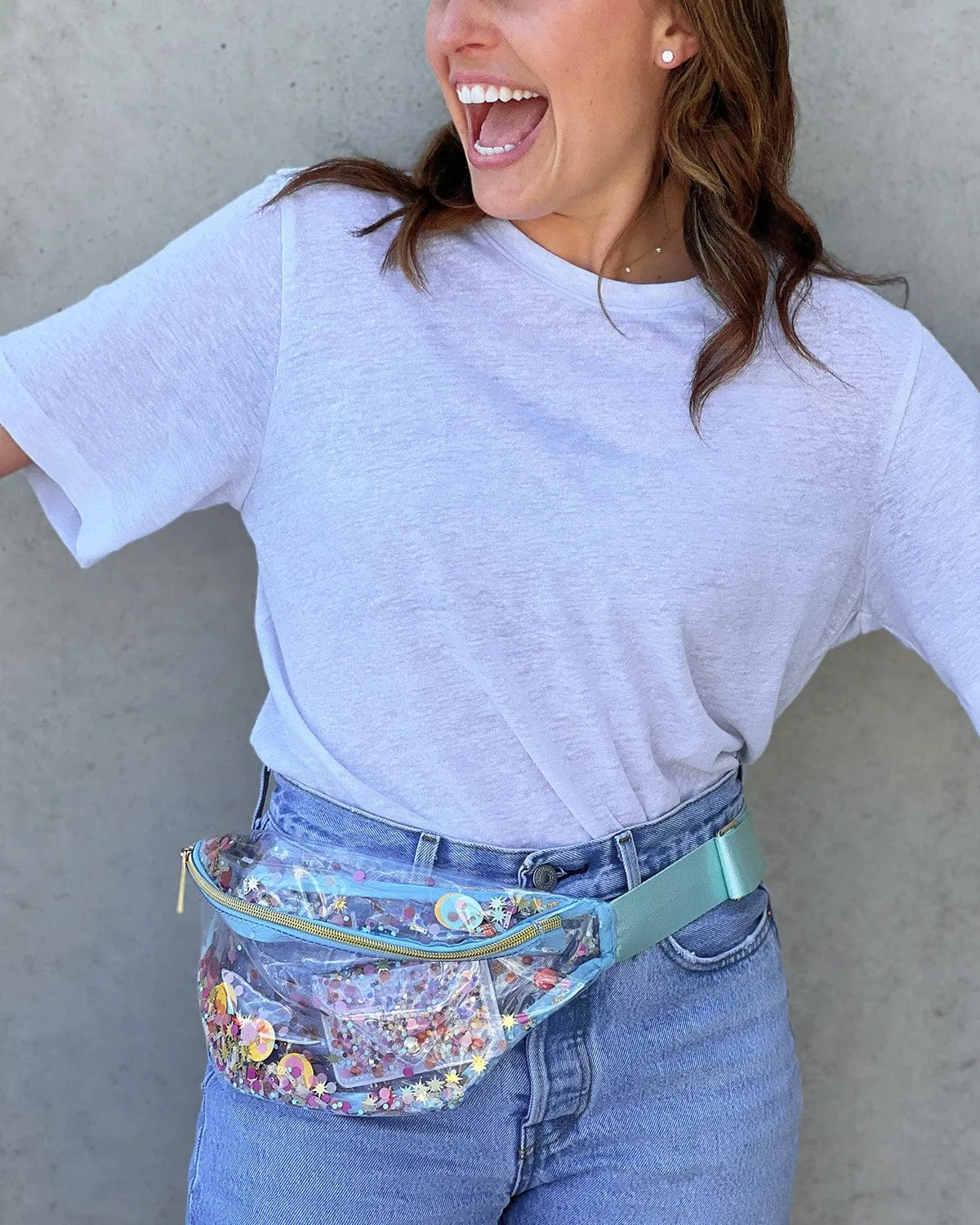 Celebrate Confetti Fanny Pack Belt Bag