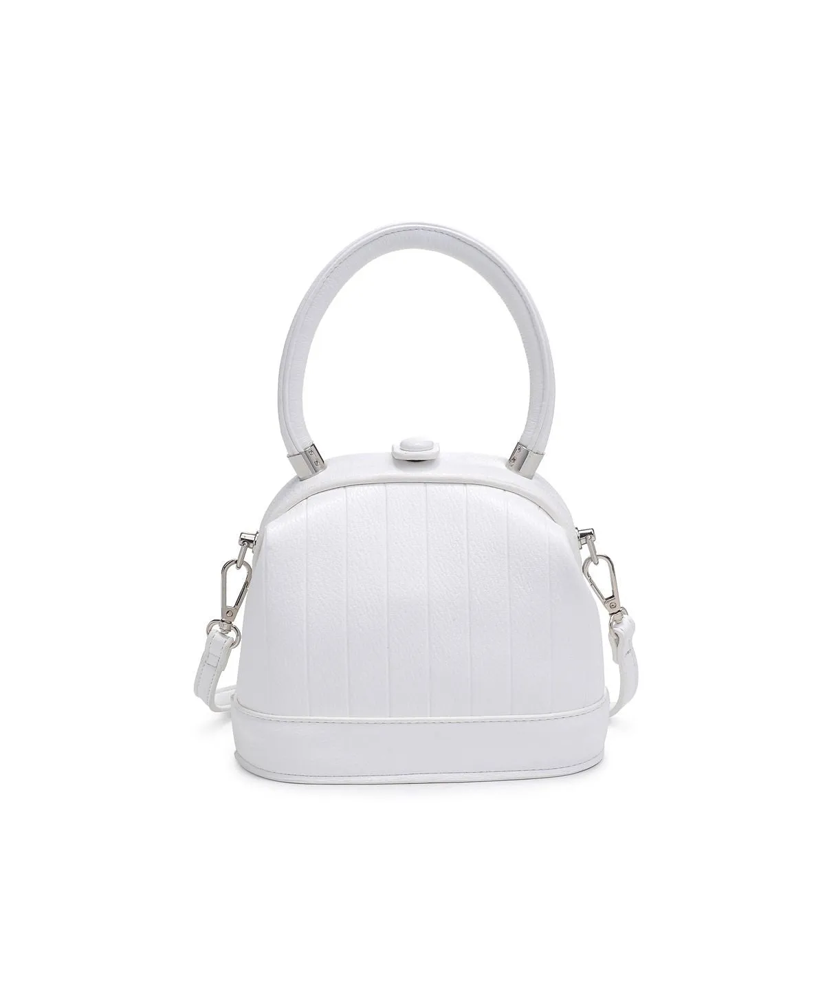 Charmain Moda Luxe Mini Crossbody Bag, White