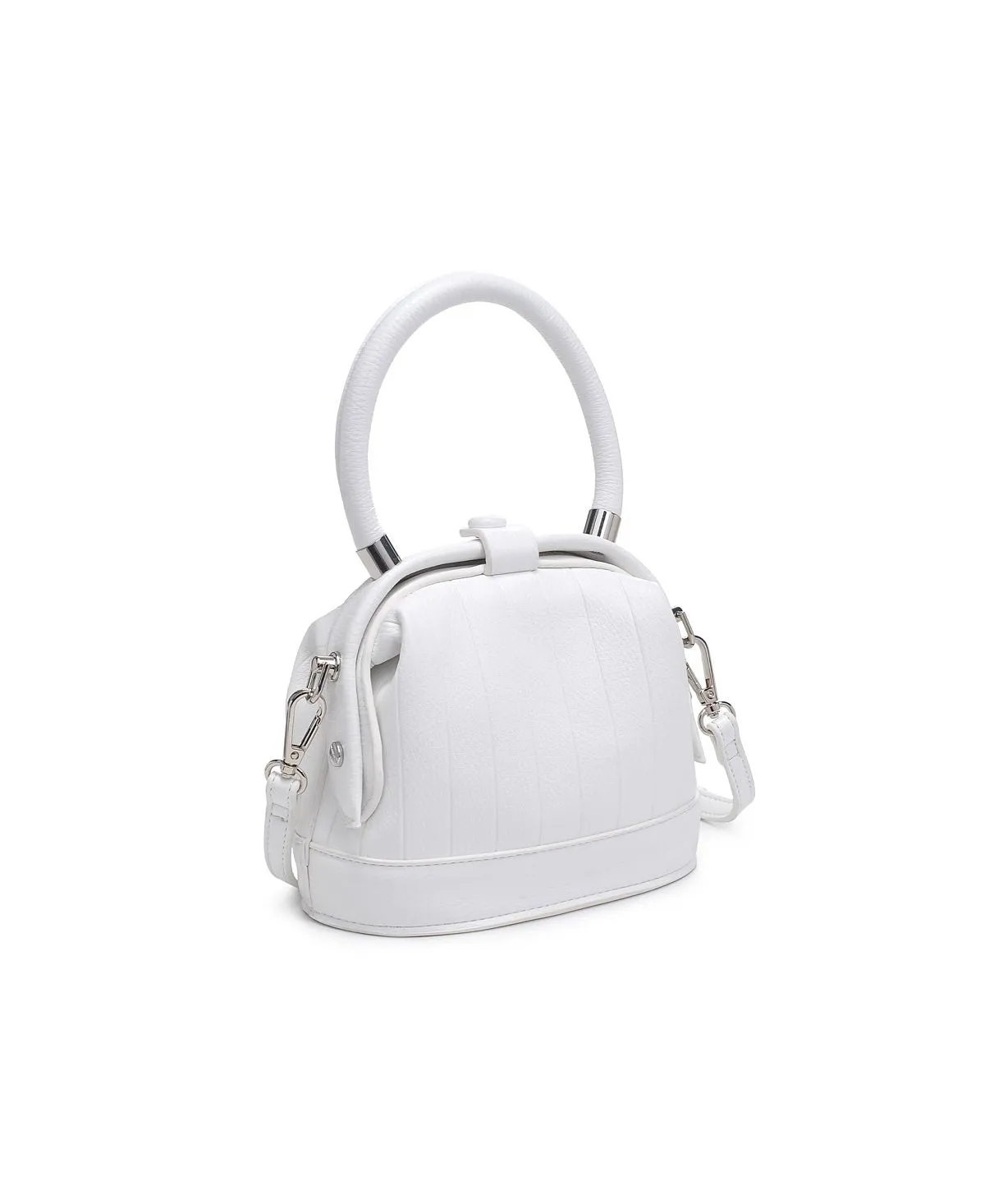 Charmain Moda Luxe Mini Crossbody Bag, White