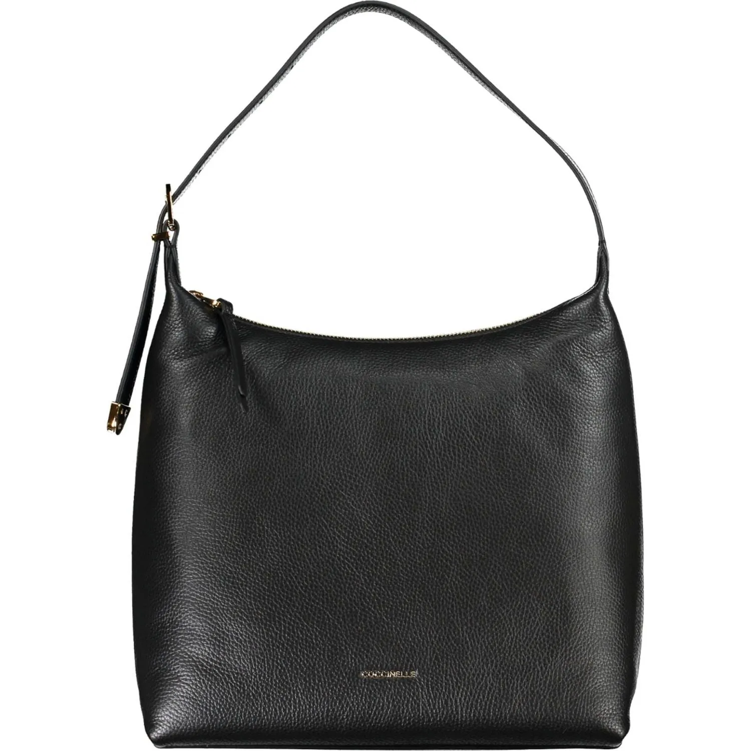 Coccinelle Elegant Black Leather Shoulder Bag