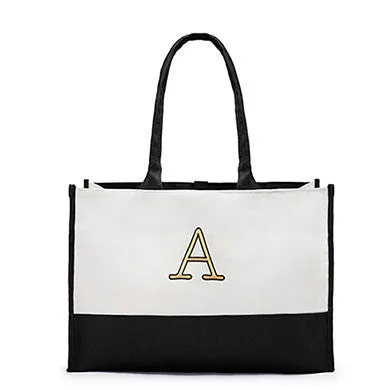 COLORBLOCK TOTE - BLACK