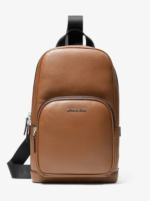 Cooper Pebbled Leather Sling Pack