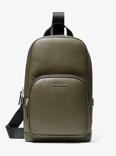 Cooper Pebbled Leather Sling Pack