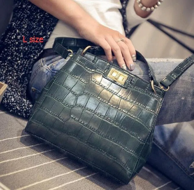 crossbody bags for women New women Messenger bag crocodile PU leather mini cat shoulder bag handbag sac a main femme de marque