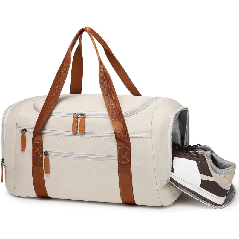 Elegant Canvas Duffle Bag