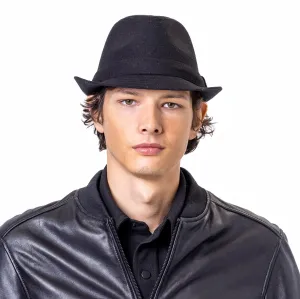 Elwood Plain Black Trilby