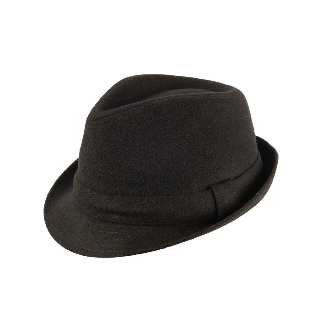 Elwood Plain Black Trilby