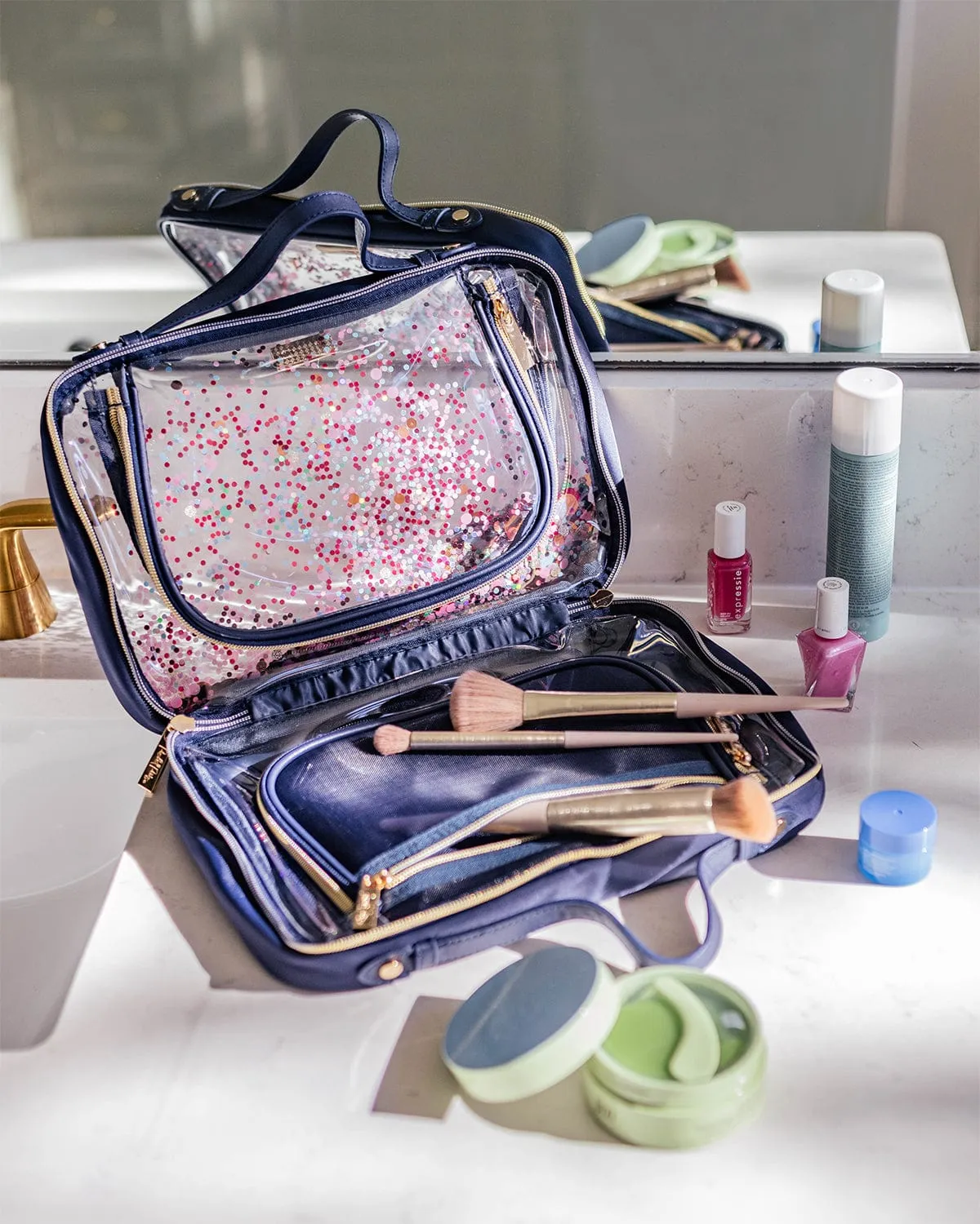 Essentials Confetti Traveler Make-up and Cosmetic Bag