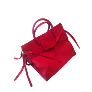 Four Sided Rectangular Bag | Red