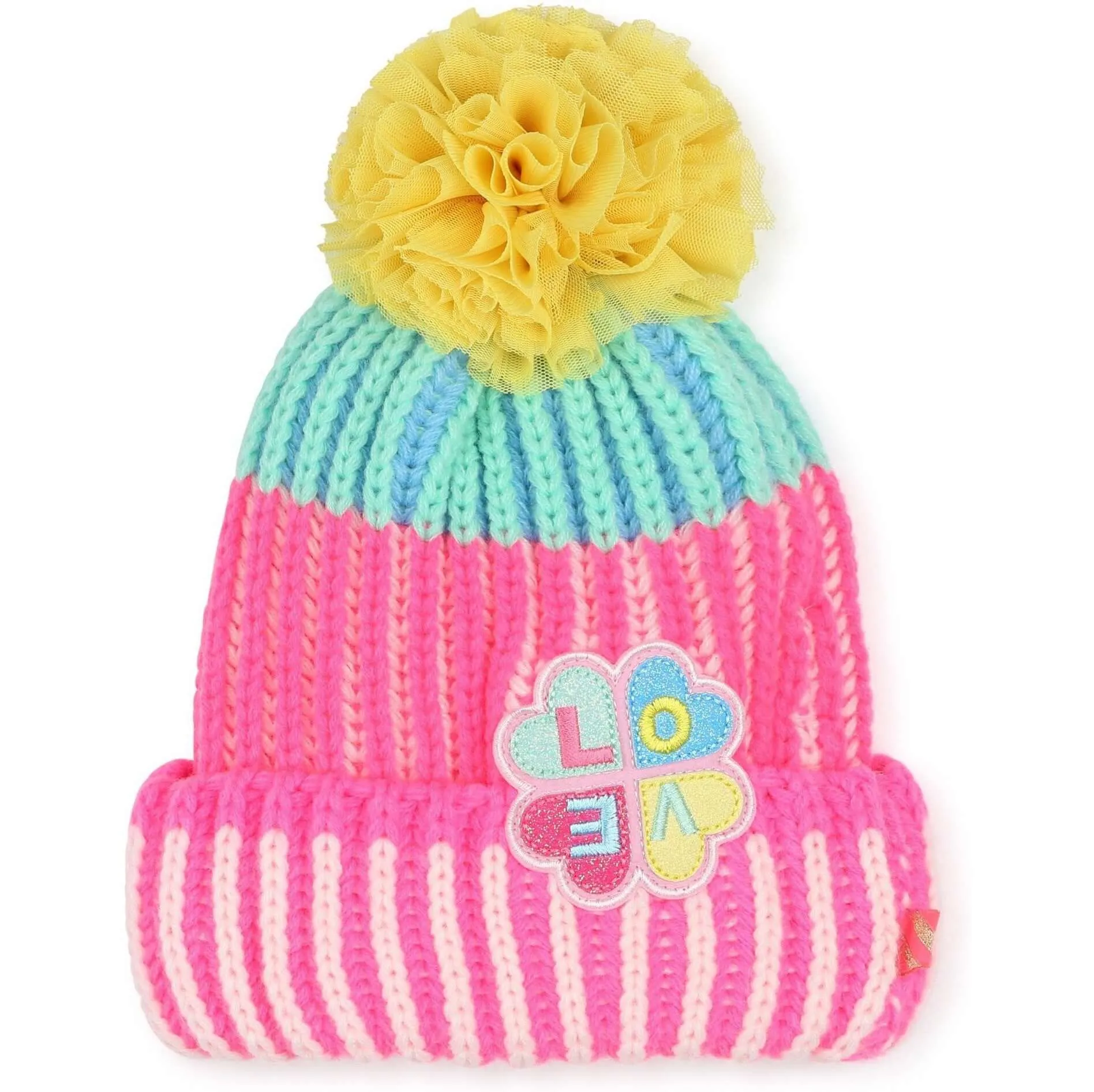 Girls Pink Pull On Hat