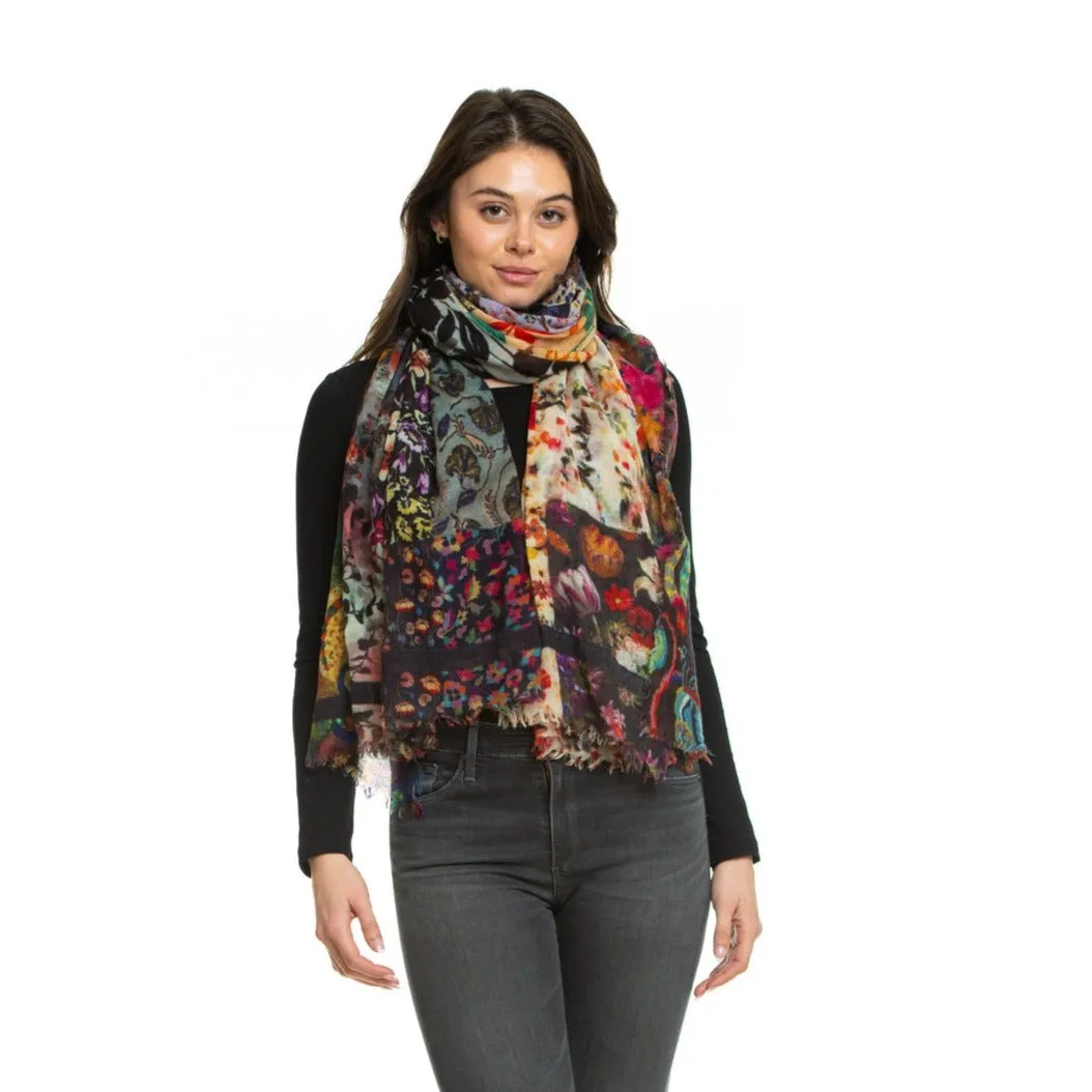 Globe Trotter Patch Scarf