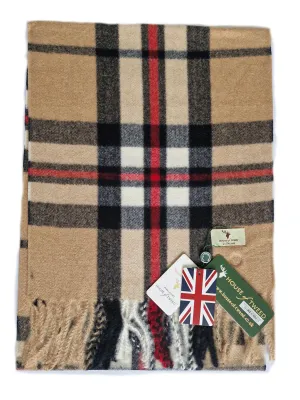 House Of Tweed Scarf Super Soft Tartan Design Check Scotland