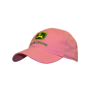 John Deere Kid's Logo Girl's Pink Hat Cap