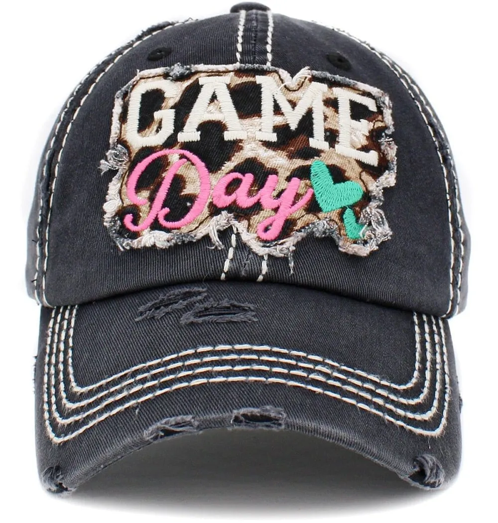 KBV1396 "Game Day" Vintage Washed Baseball Cap