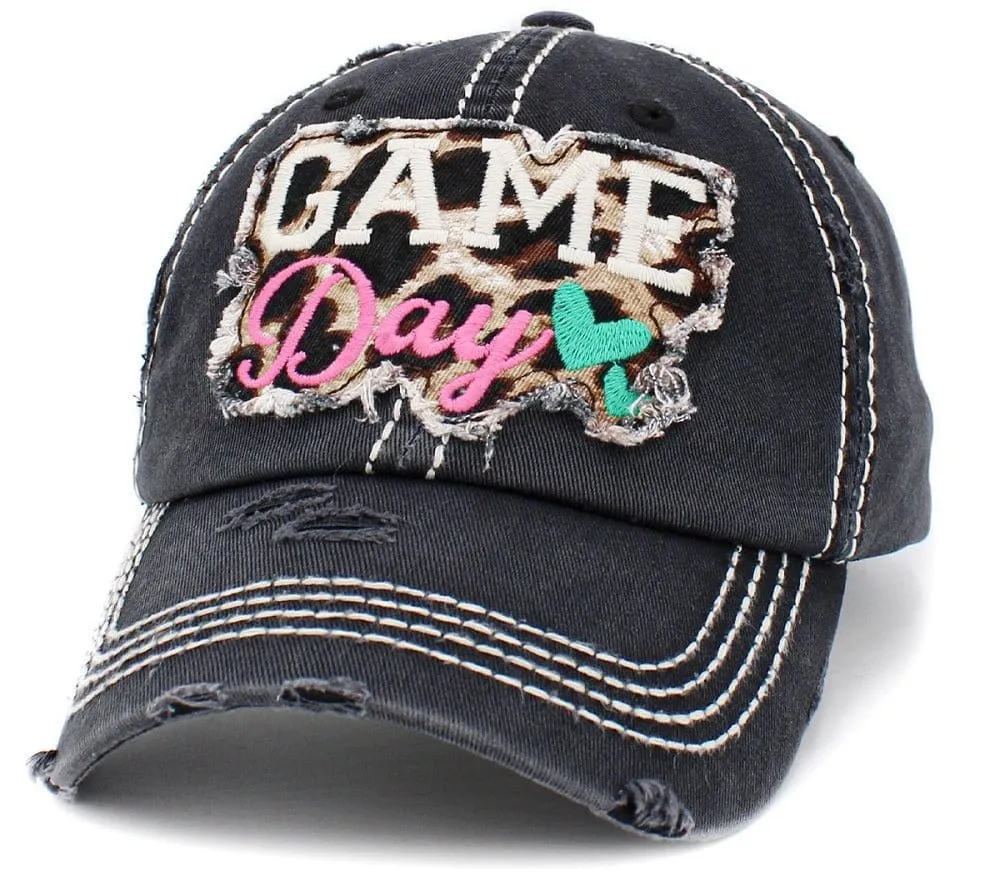 KBV1396 "Game Day" Vintage Washed Baseball Cap