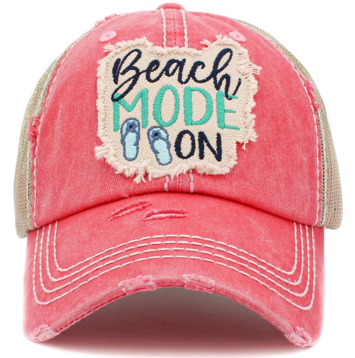 KBV1430 "Beach Mode On" Vintage Distressed Ballcap