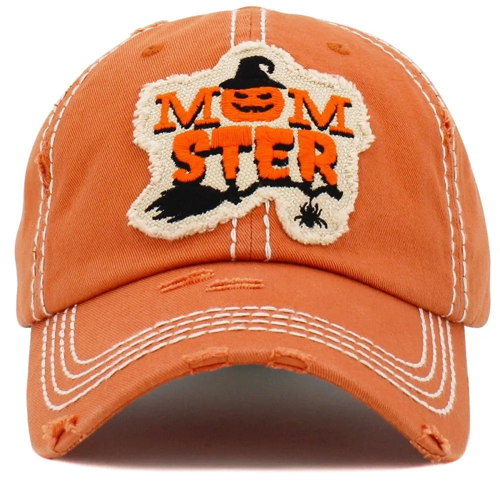 KBV1466 "Momster" Washed Vintage Ballcap