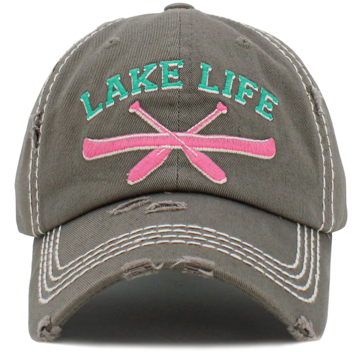 KBV1486 'Lake Life' Washed Vintage Ballcap