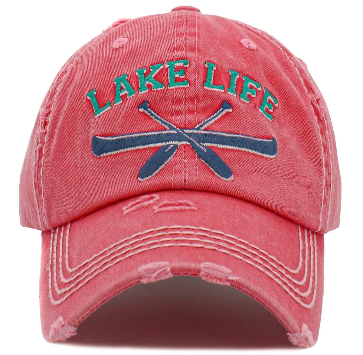 KBV1486 'Lake Life' Washed Vintage Ballcap