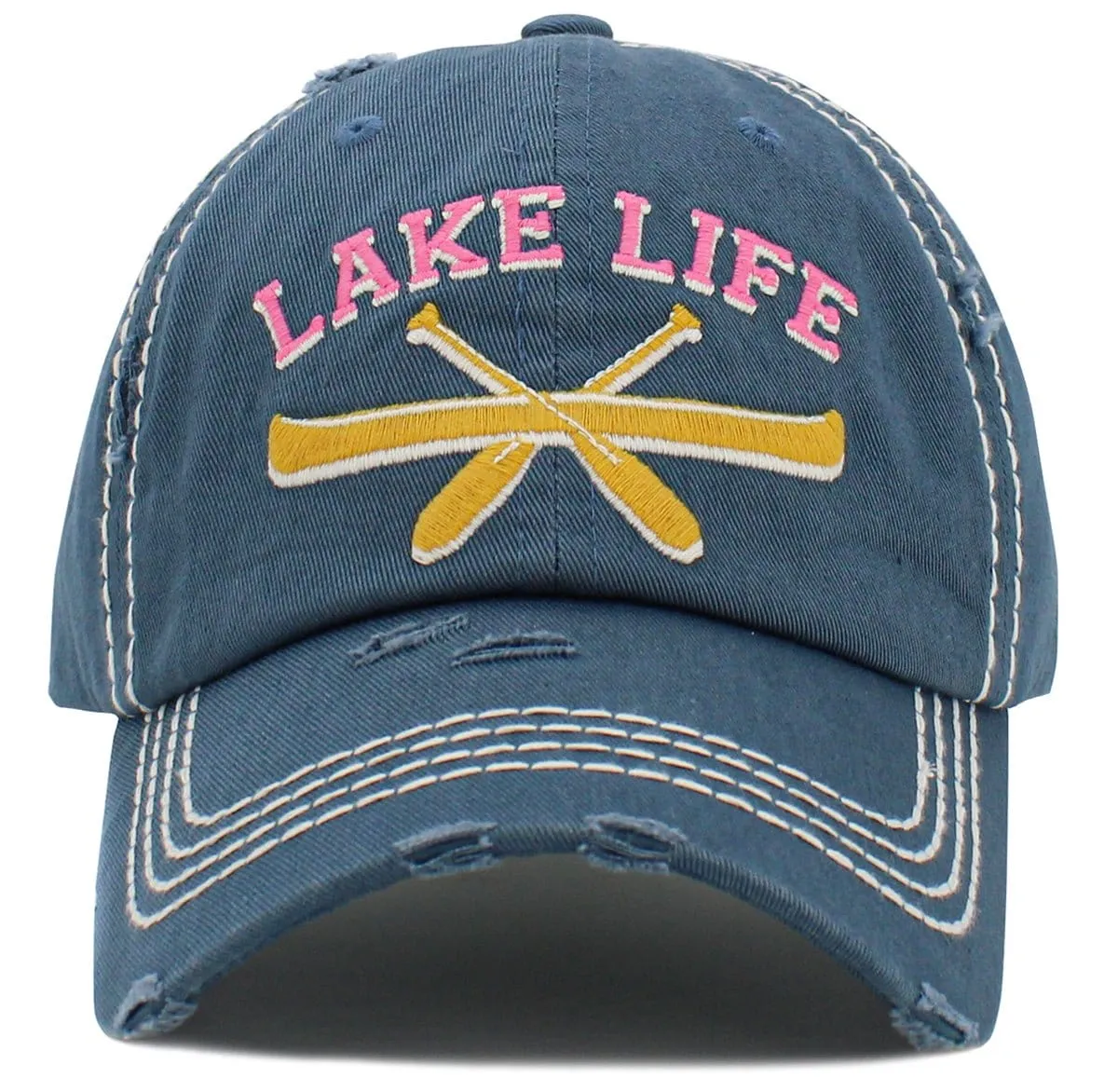 KBV1486 'Lake Life' Washed Vintage Ballcap