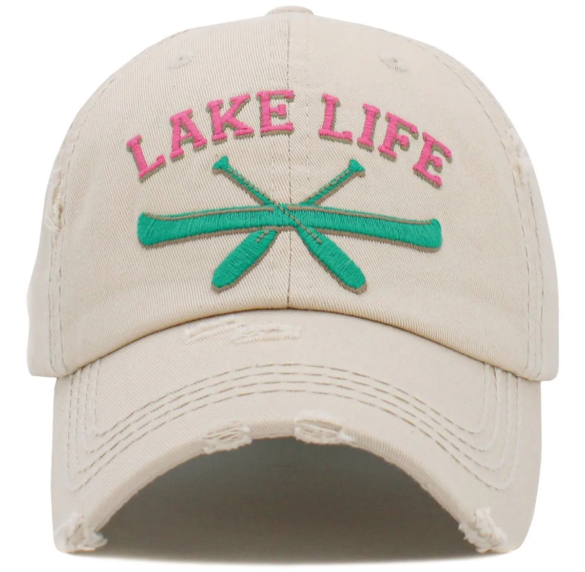 KBV1486 'Lake Life' Washed Vintage Ballcap