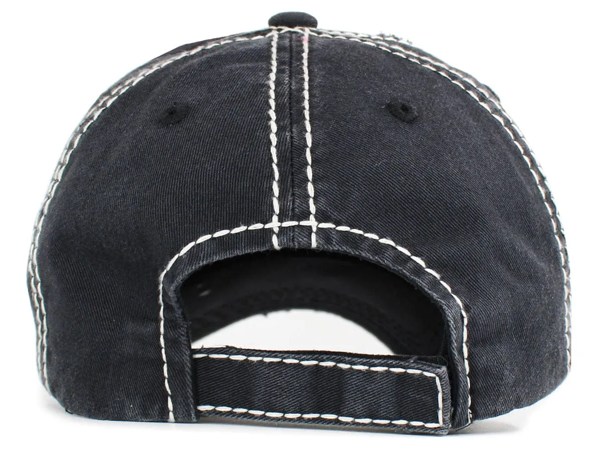 KBV1613 Christmas Animal Farm Truck Baseball Cap