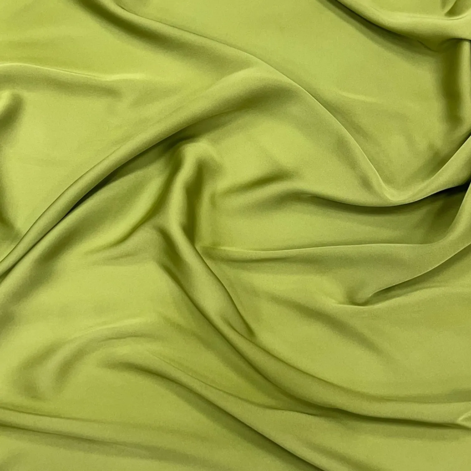 LONG PLAIN LIME GREEN SATIN SCARF SHAWL WRAP