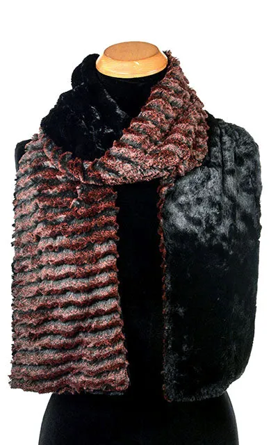 Men's Classic Scarf - Two-Tone, Desert Sand Faux Fur