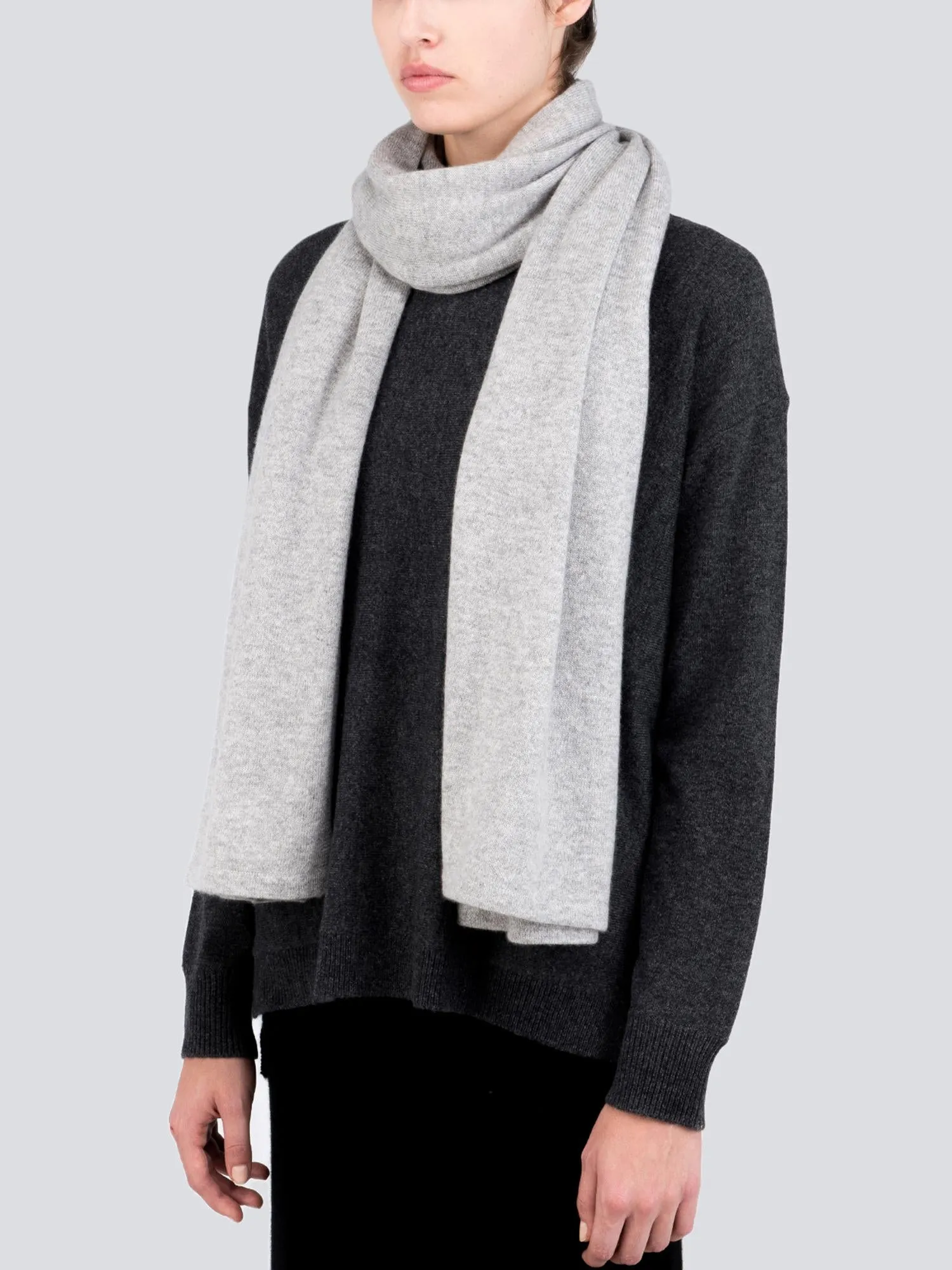 Oversized Scarf_Light Grey