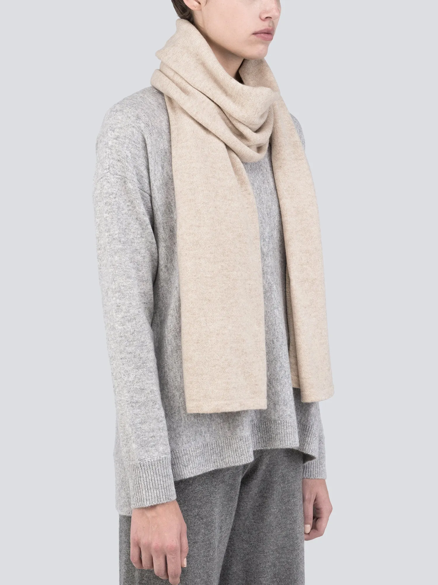 Oversized Scarf_Oatmeal