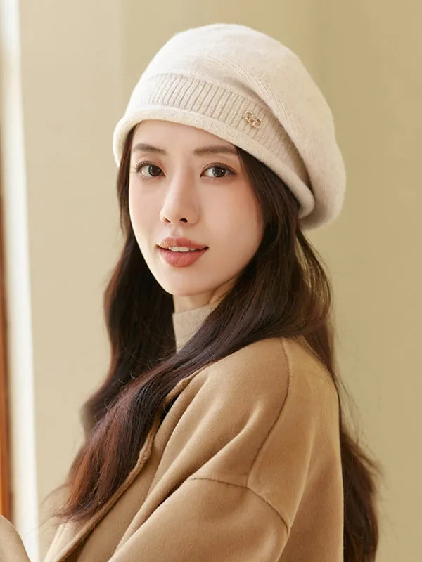 Pleated Beret Hat Knitted Hats