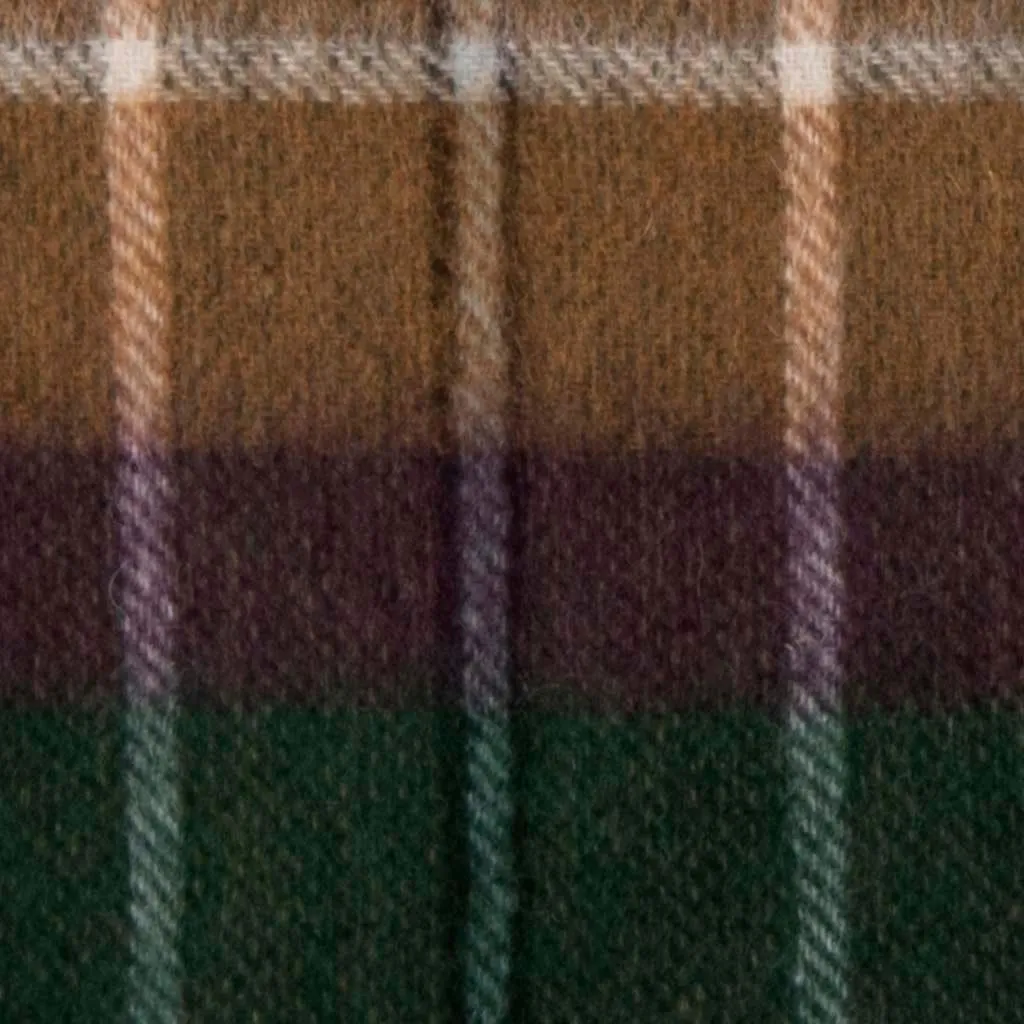 Pure Wool Tartan Check Scarf