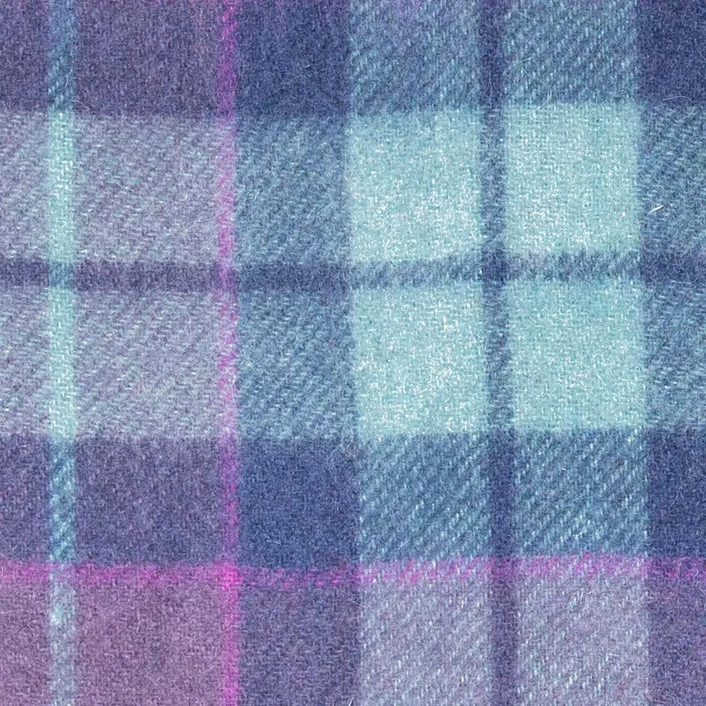 Pure Wool Tartan Check Scarf