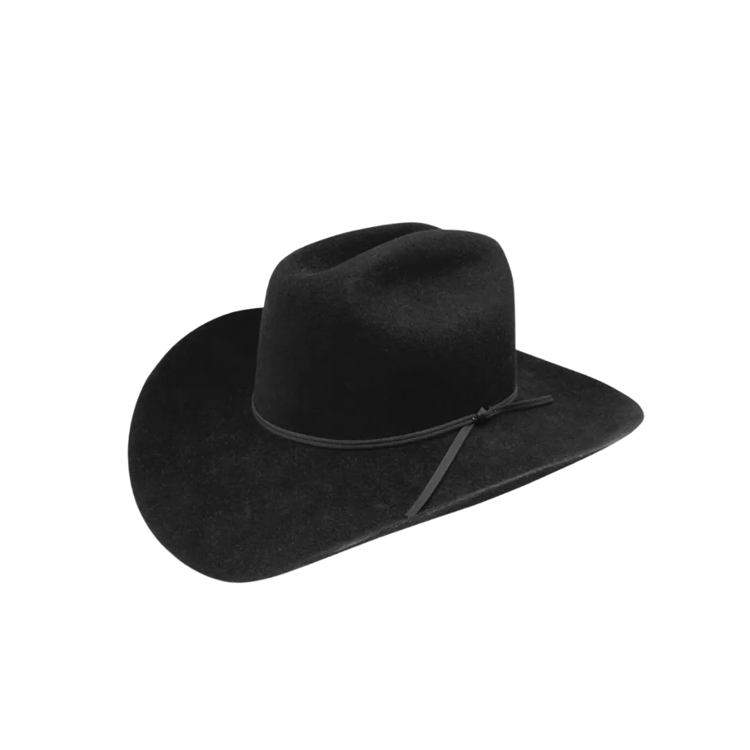 Resistol Kid's Stetson Rodeo Jr. Wool Felt Cowboy Black Hat