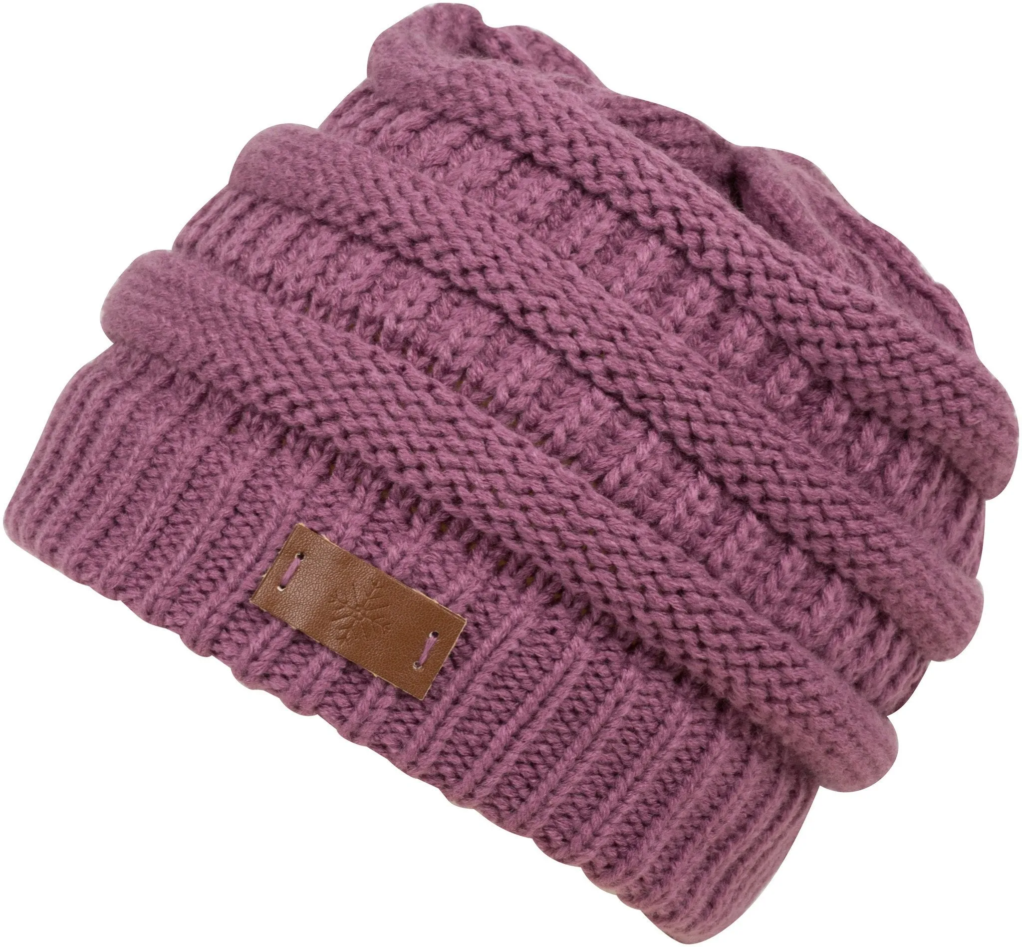 Sakkas Beehive Cable Knit Modern Beanie