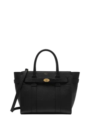 Small Zipped Bayswater Small Classic Grain (Black)