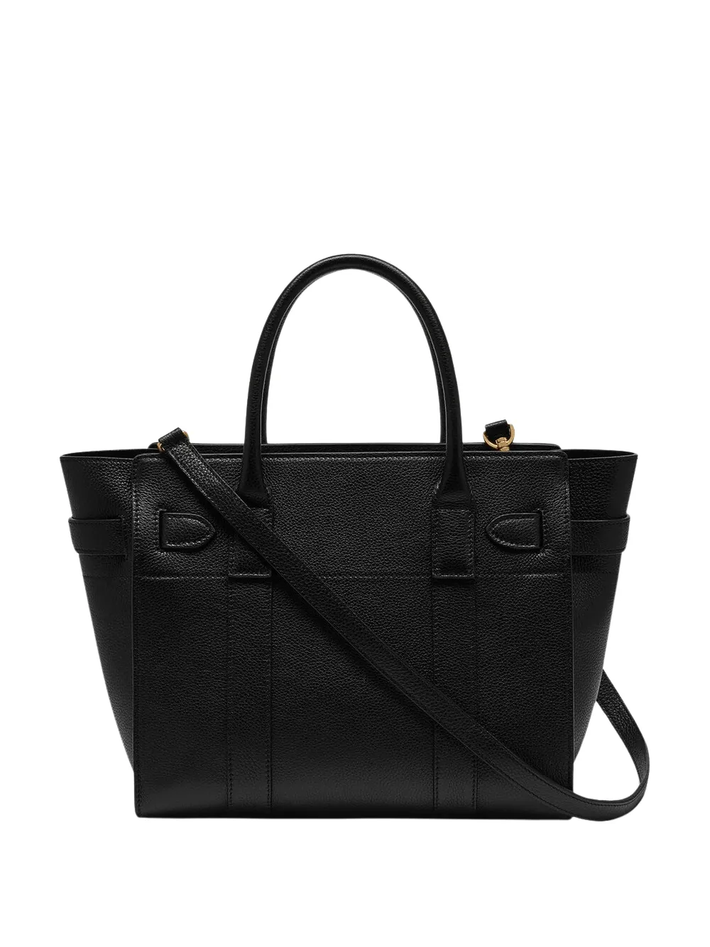 Small Zipped Bayswater Small Classic Grain (Black)