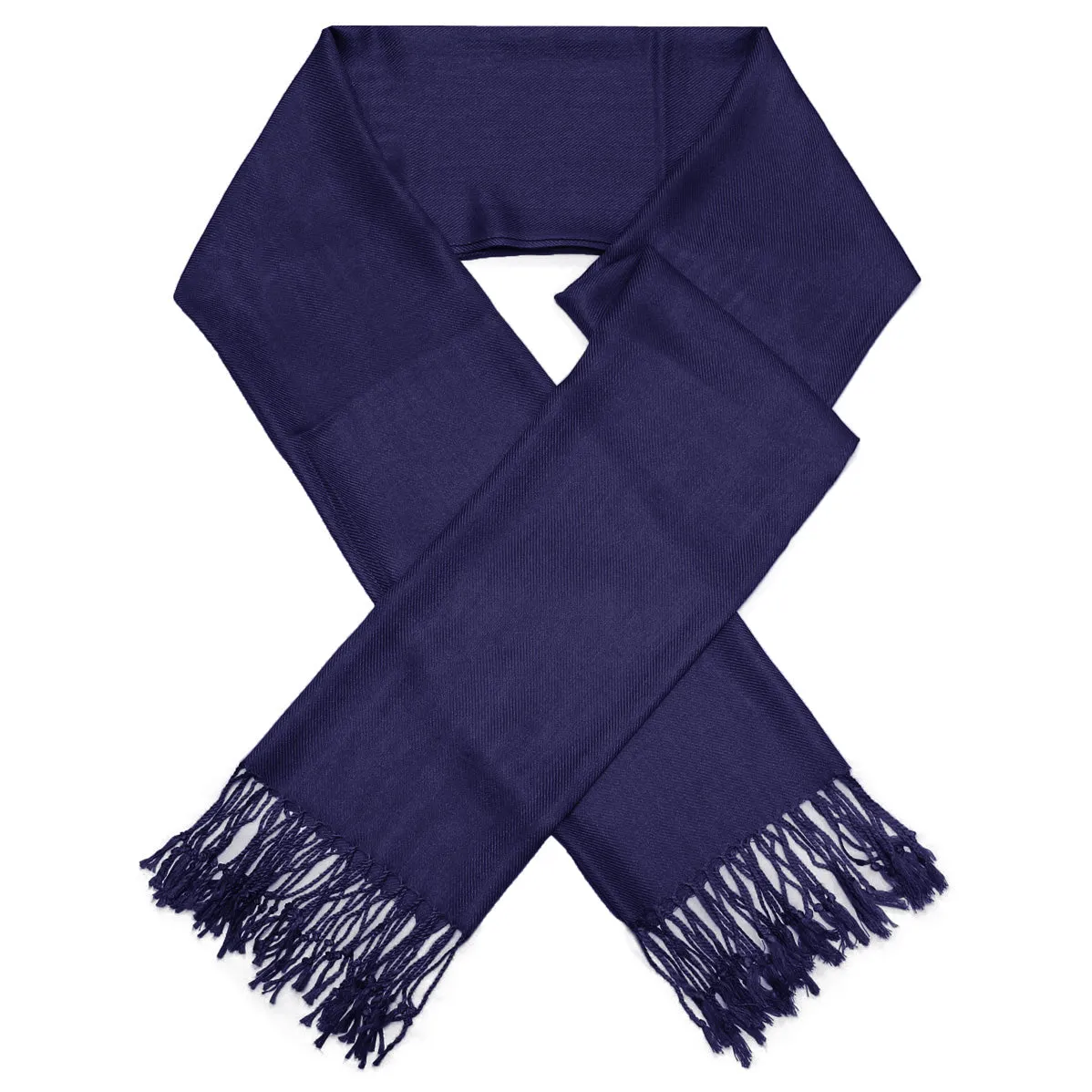 Solid Indigo Pashmina Scarves