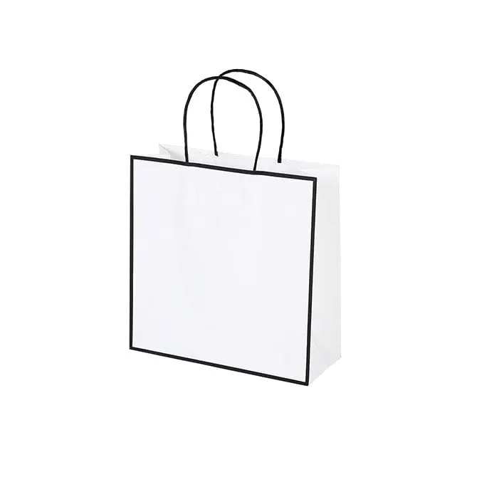 Sophie Retail Shopper White- 10" x 10" x 4"