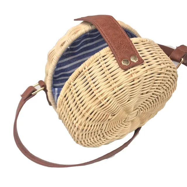 Square Round Mulit Style Straw Bag