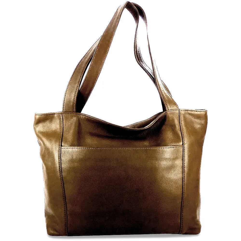 Sven lightweight large leather tote