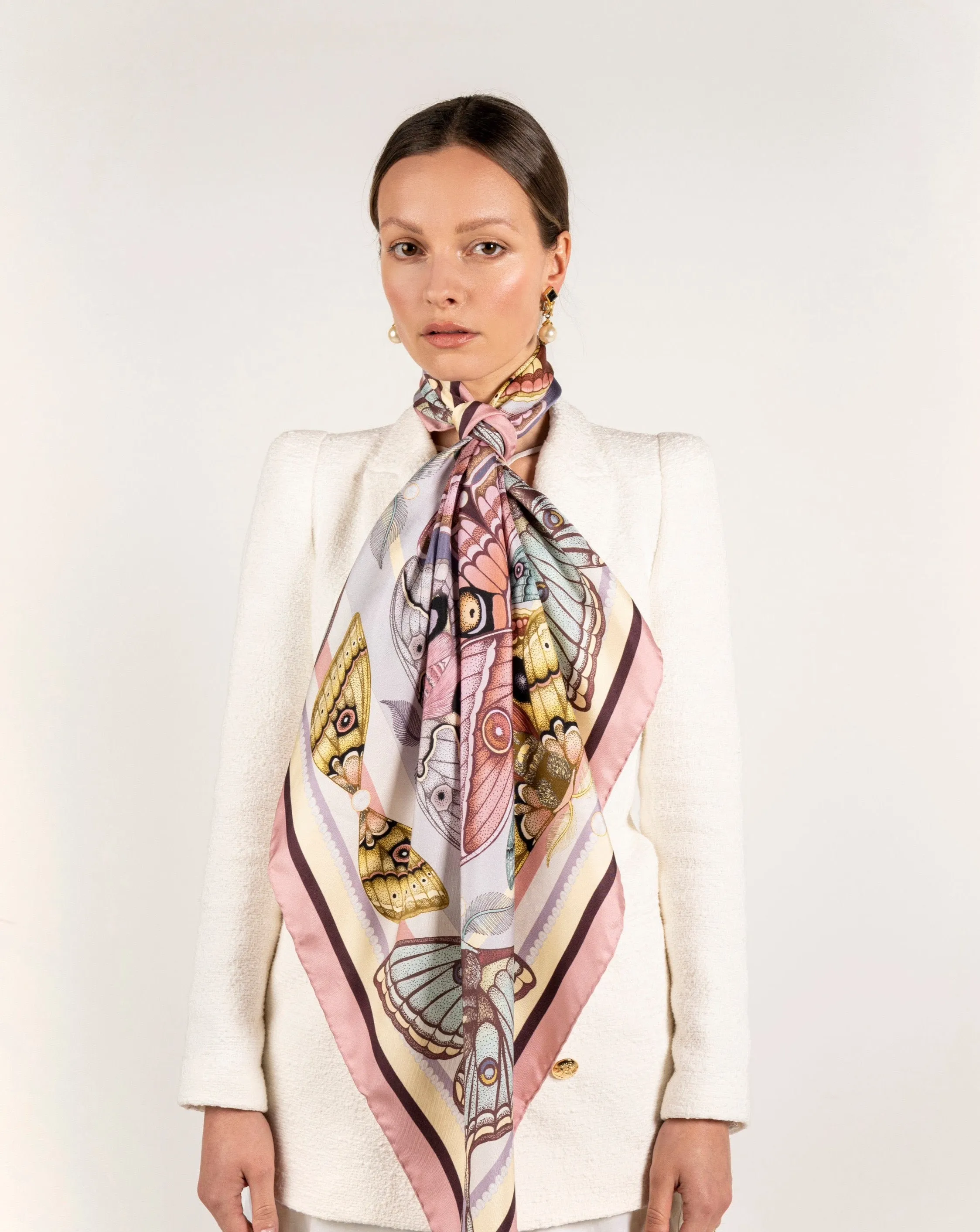 The Lunar Moth Scarf | 90x90cm