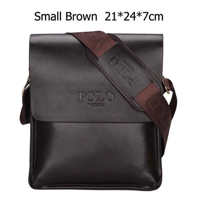 VICUNA POLO Famous Brand Leather Men Bag Casual Business Leather Mens Messenger Bag Vintage Men's Crossbody Bag bolsas male