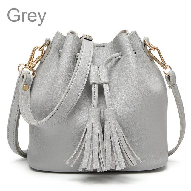 ZMQN Women Messenger Bag 2017 Small Crossbody Bags For Women Bucket Tassel Shoulder Handbag China Wholesale Mini Bag Ladies A513